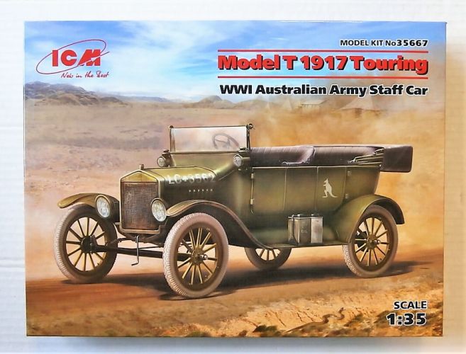 ICM 1/35 35667 MODEL T 1917 TOURING WWI AUSTRALIAN ARMY STAFF CAR