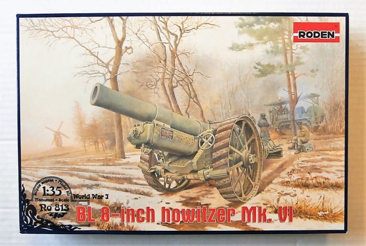 RODEN 1/35 813 BL 8-INCH HOWITZER MK.VI