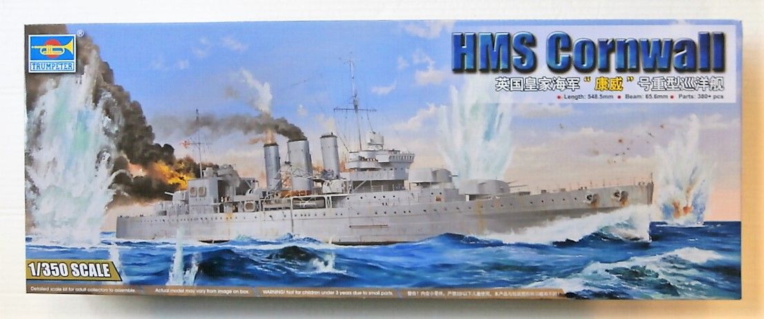 TRUMPETER 1/350 05353 HMS CORNWALL