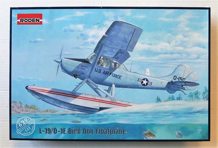 RODEN 1/32 629 L-19/ 0-1E BIRD DOG FLOATPLANE