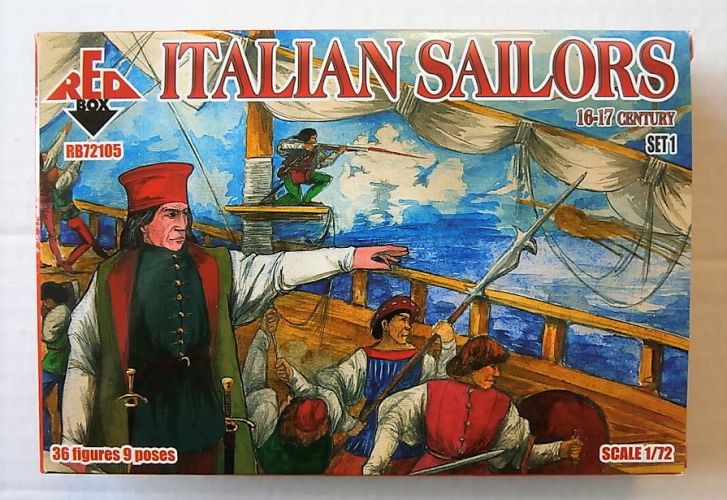 RED BOX 1/72 72105 ITALIAN SAILORS 16-17 CENTURY SET 1