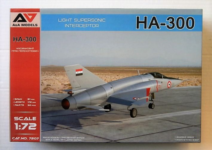A   A MODELS 1/72 7207 HA-300 LIGHT SUPERSONIC INTERCEPTOR