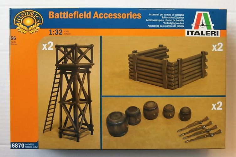 ITALERI 1/32 6870 BATTLEFIELD ACCESSORIES