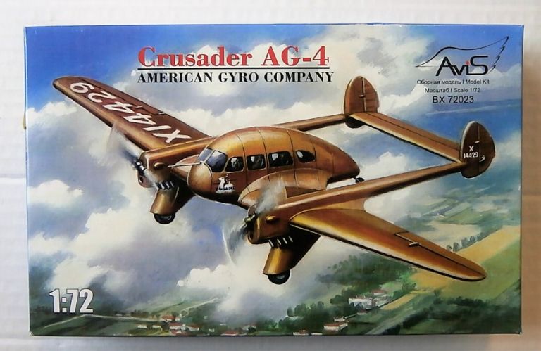 AVIS 1/72 72023 CRUSADER AG-4 AMERICAN GYRO COMPANY