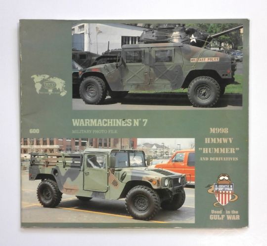 CHEAP BOOKS  ZB1588 WARMACHINES No7 - M998 HMMWV  HUMMER  AND DERIVATIVES