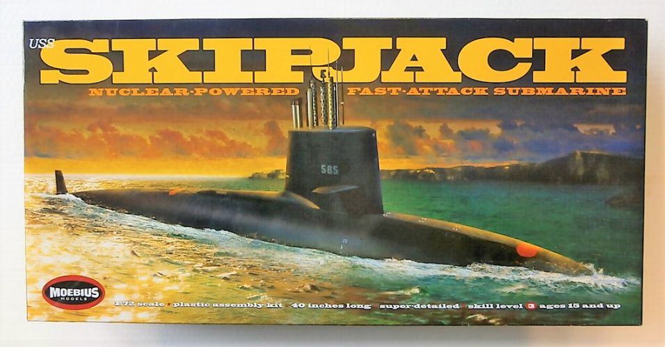 MOEBIUS 1/72 1400 USS SKIPJACK  UK SALE ONLY 