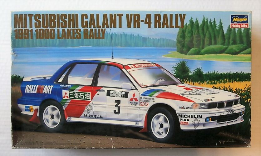 HASEGAWA 1/24 CR-2 MITSUBISHI GALANT VR-4 RALLY 1991 1000 LAKES RALLY
