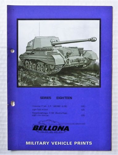 BELLONA VEHICLE PRINTS  SERIES 18 VALENTINE/ LIGHT TANK M2A4/ PANZERKAMPFWAGEN E100