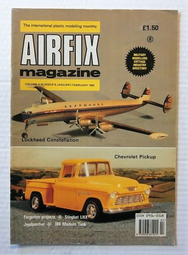 AIRFIX  AIRFIX MAGAZINE VOLUME 4 NUMBER 8 JANUARY/FEBRUARY 1993