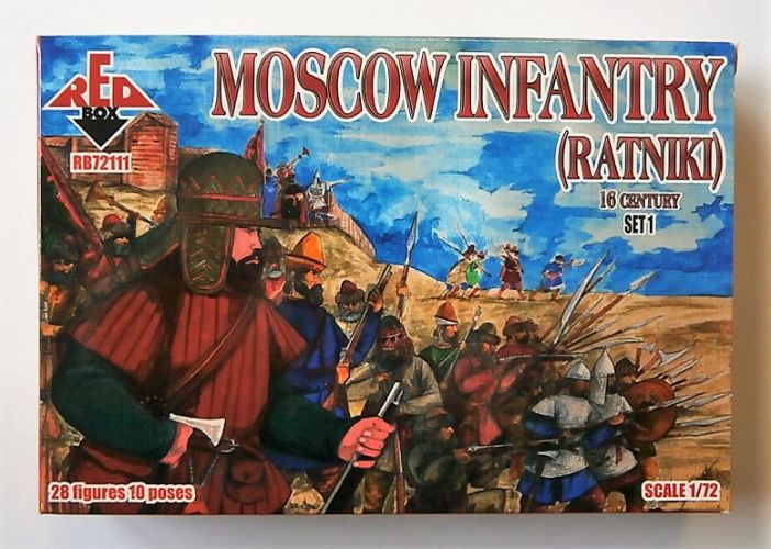 RED BOX 1/72 72111 16TH CENTURY MOSCOW INFANTRY SET 1  RATNIKI 