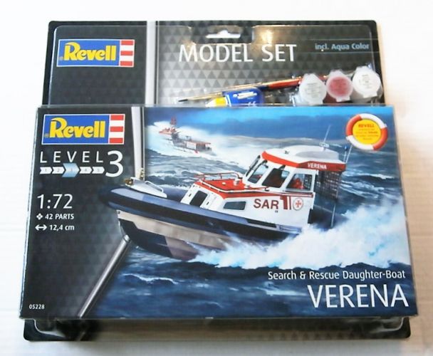 REVELL 1/72 65228 SEARCH   RESCUE DAUGHTER-BOAT VERENA MODEL SET
