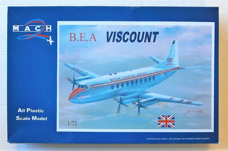 MACH 1/72 GP104 B.E.A. VISCOUNT