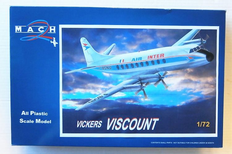 MACH 1/72 GP103 VICKERS VISCOUNT AIR INTER