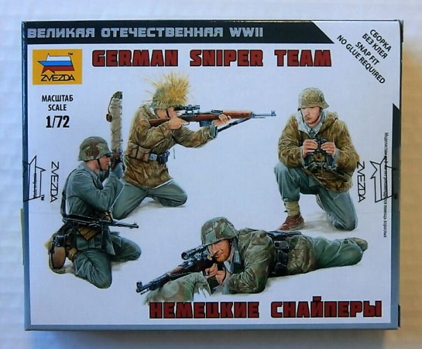 ZVEZDA 1/72 6217 GERMAN SNIPER TEAM