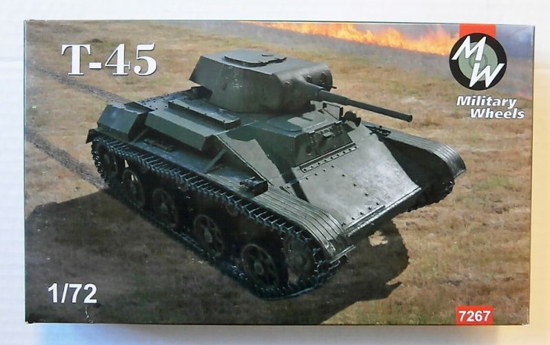 MILITARY WHEELS 1/72 7267 SOVIET T-45