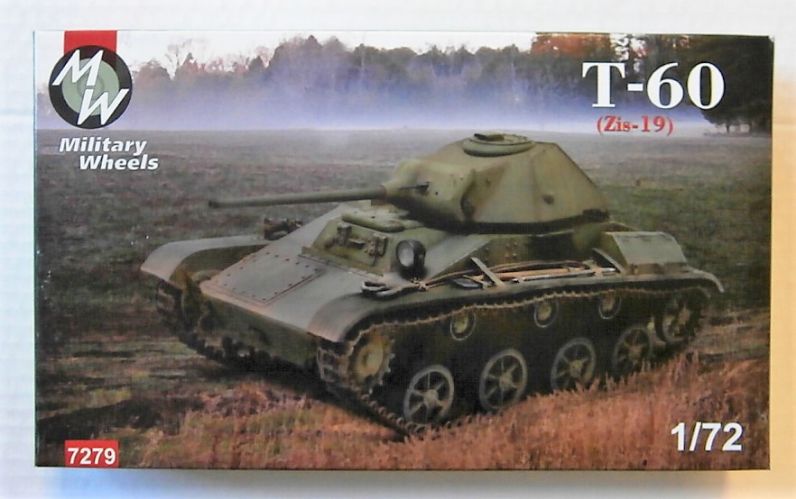 MILITARY WHEELS 1/72 7279 SOVIET T-60  ZIS-19 