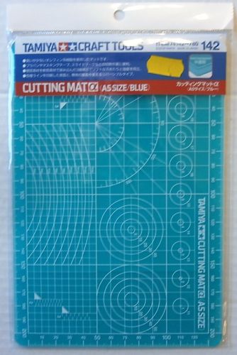 TAMIYA  74142 CUTTING MAT  A5 BLUE 