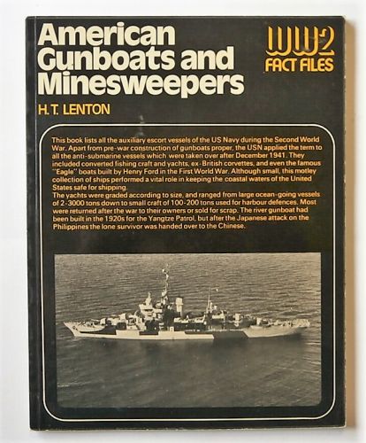 CHEAP BOOKS  ZB914 AMERICAN GUNBOATS AND MINESWEEPERS