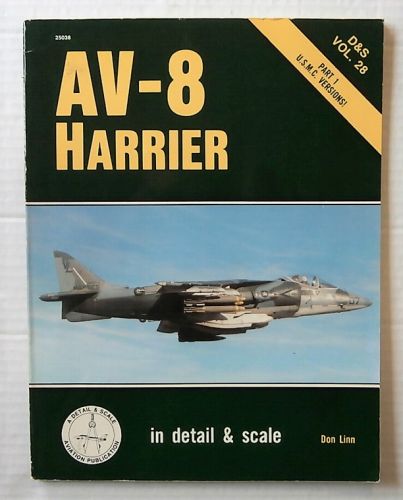 CHEAP BOOKS  ZB1790 D   S VOL. 28 - AV-8 HARRIER PART 1 U.S.M.C. VERSIONS