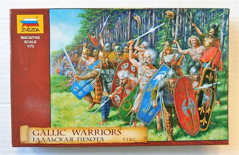 ZVEZDA 1/72 8012 GALLIC INFANTRY