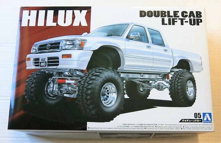 AOSHIMA 1/24 05097 TOYOTA HILUX DOUBLE CAB LIFT-UP