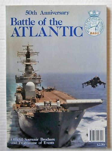 CHEAP BOOKS  ZB2759 50th ANNIVERSARY BATTLE OF THE ATLANTIC  OFFICIAL SOUVENIR BROCHURE 