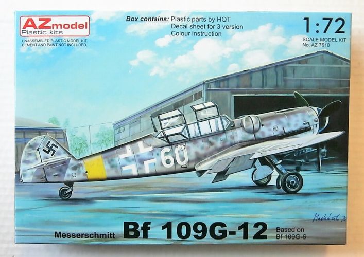 AZ MODEL 1/72 7610 MESSERSCHMITT BF 109G-12