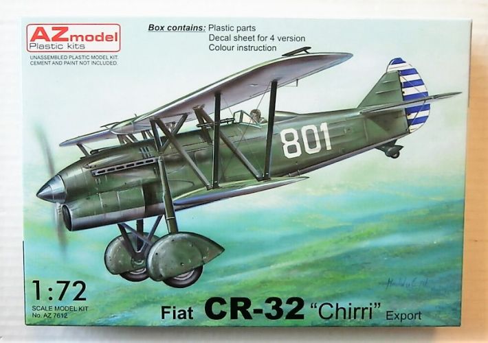 AZ MODEL 1/72 7612 FIAT CR-32 CHIRRI EXPORT