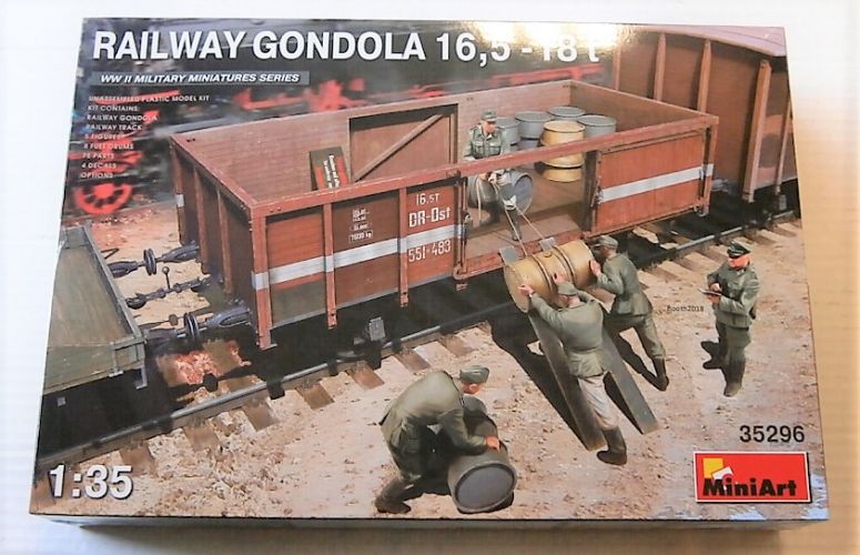 MINIART 1/35 35296 RAILWAY GONDOLA 16.5-18T