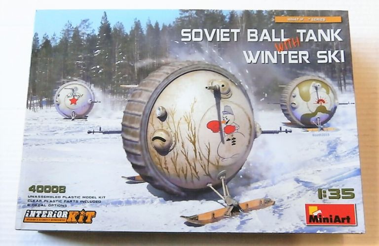 MINIART 1/35 40008 SOVIET BALL TANK WITH WINTER SKI