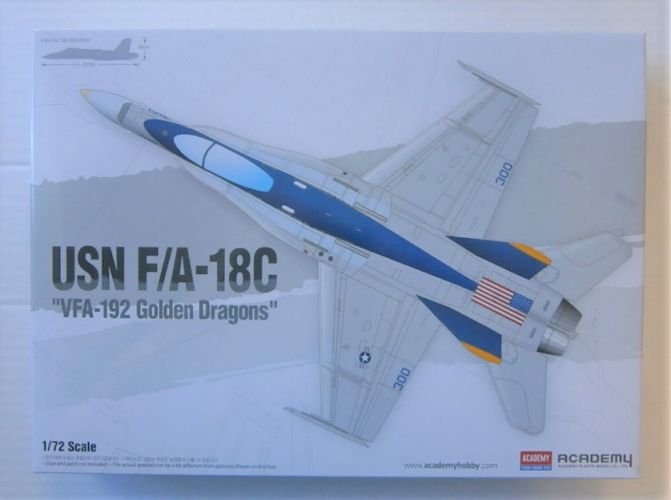 ACADEMY 1/72 12564 USN F/A-18C VFA-192 GOLDEN DRAGONS
