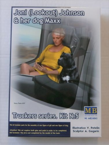 MASTERBOX 1/24 24045 TRUCKERS SERIES JONI  LOOKOUT  JOHNSON   HER DOG MAXX