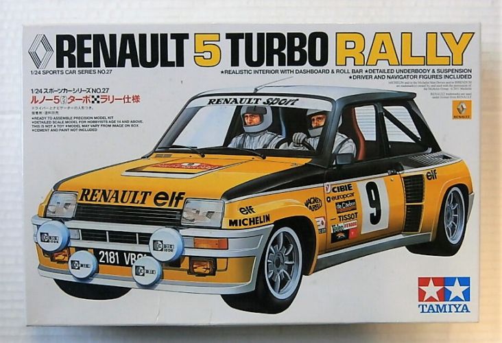 TAMIYA 1/24 24027 RENAULT 5 TURBO RALLY