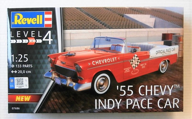 REVELL 1/25 07686 1955 CHEVY INDY PACE CAR