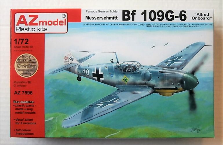 AZ MODEL 1/72 7596 MESSERSCHMITT BF 109G-6