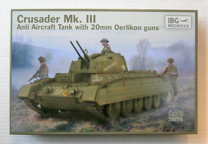IBG MODELS 1/72 72070 CRUSADER MK.III ANTI AIRCRAFT TANK WITH 20MM OERLIKON GUNS
