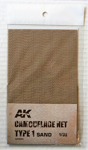 AK INTERACTIVE 1/35 8060 CAMOUFLAGE NET TYPE 1 SAND