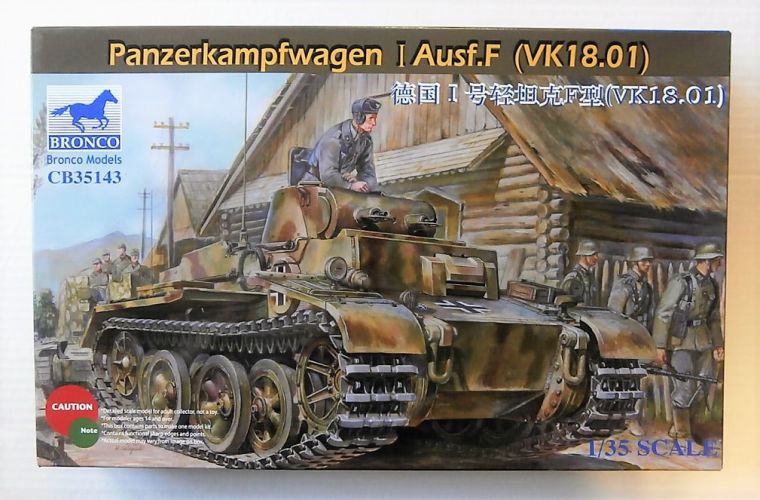 BRONCO 1/35 35143 PANZERKAMPFWAGEN I Ausf.F  VK18.01 