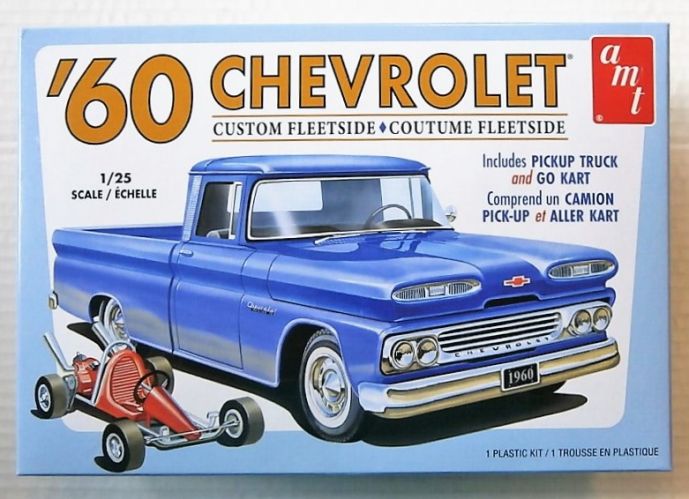 AMT 1/25 1063 1960 CHEVROLET CUSTOM FLEETSIDE