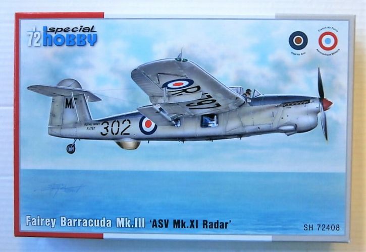 SPECIAL HOBBY 1/72 72408 FAIREY BARRACUDA MK.III ASV MK.XI RADAR