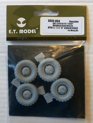 E.T. MODEL 1/35 ER35054 RUSSIAN GAZ-233014 STS TIGER WEIGHTED ROAD WHEELS