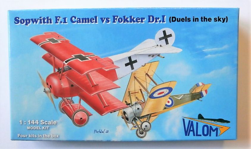 VALOM 1/144 14421 SOPWITH F.1 CAMEL VS FOKKER DR.I