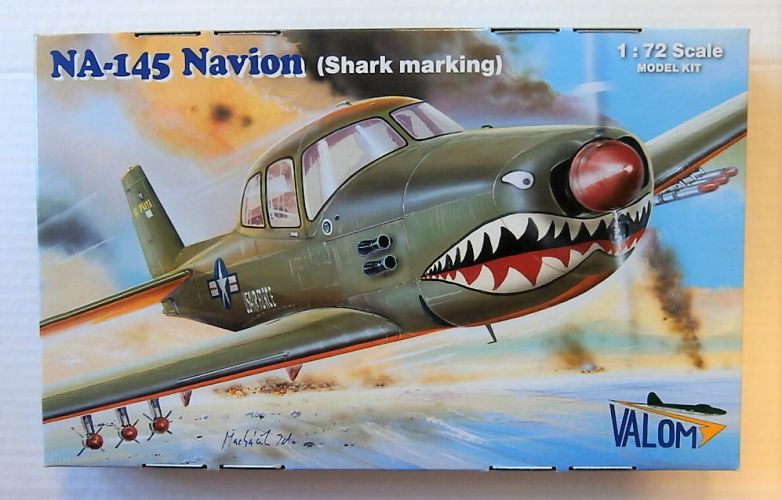 VALOM 1/72 72135 NA-145 NAVION  SHARK MARKING 