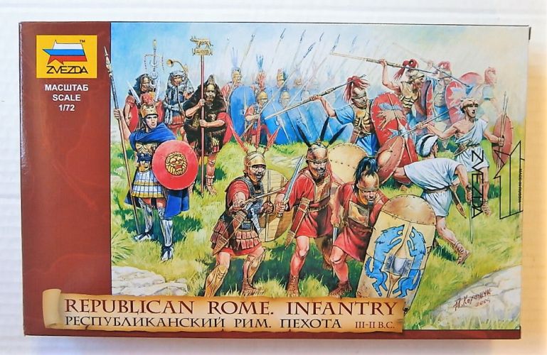ZVEZDA 1/72 8034 ROMAN REPUBLICAN  INFANTRY III-II B.C.