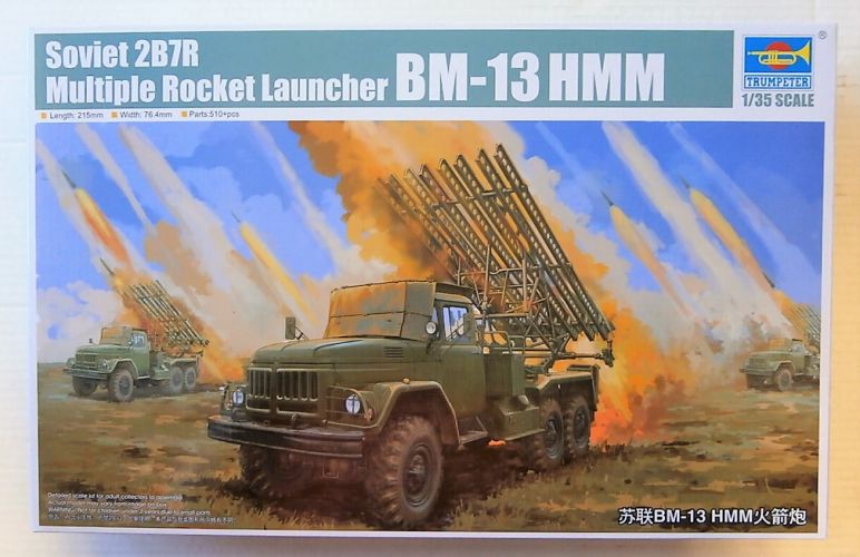 TRUMPETER 1/35 01062 SOVIET 2B7R MULTIPLE ROCKET LAUNCHER BM-13 HMM