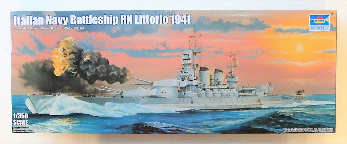 TRUMPETER 1/350 05319 ITALIAN NAVY BATTLESHIP RN LITTORIO 1941  UK SALE ONLY 