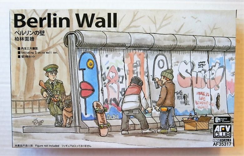 AFV CLUB 1/35 35317 BERLIN WALL  3 SECTIONS 
