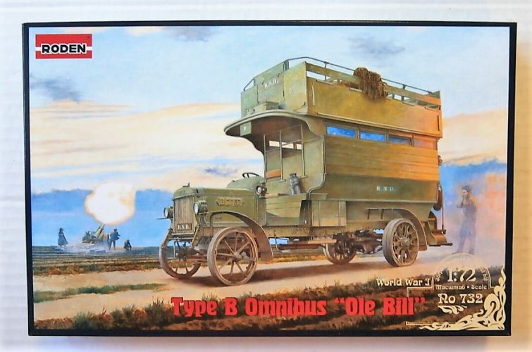RODEN 1/72 732 TYPE B OMNIBUS OLE BILL