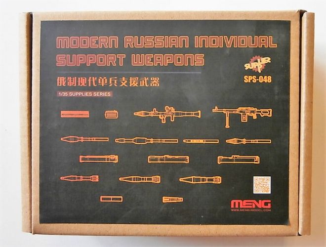 MENG 1/35 SPS-048 MODERN RUSSIAN INDIVIDUAL SUPPORT WEAPONS