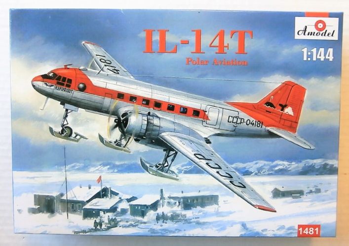 A MODEL 1/144 1481 ILYUSHIN IL-14T POLAR AVIATION
